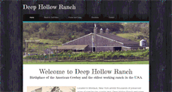 Desktop Screenshot of deephollowranch.com